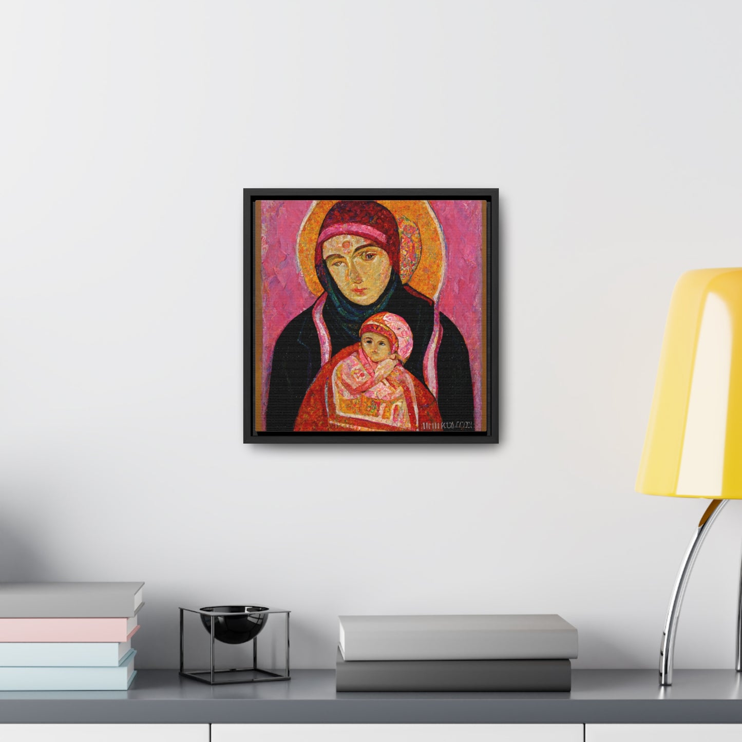 Mary and the Child 30, Valentinii, Gallery Canvas Wraps, Square Frame