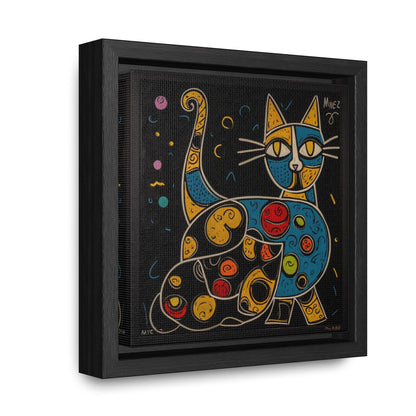 Cat 123, Gallery Canvas Wraps, Square Frame