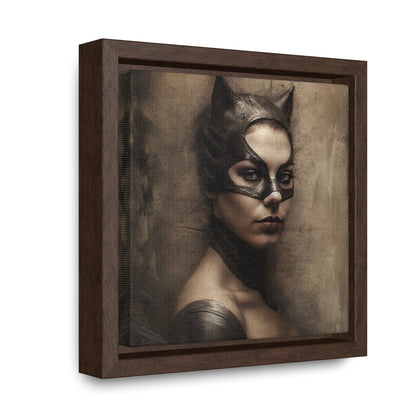 Cat Woman 18, Gallery Canvas Wraps, Square Frame