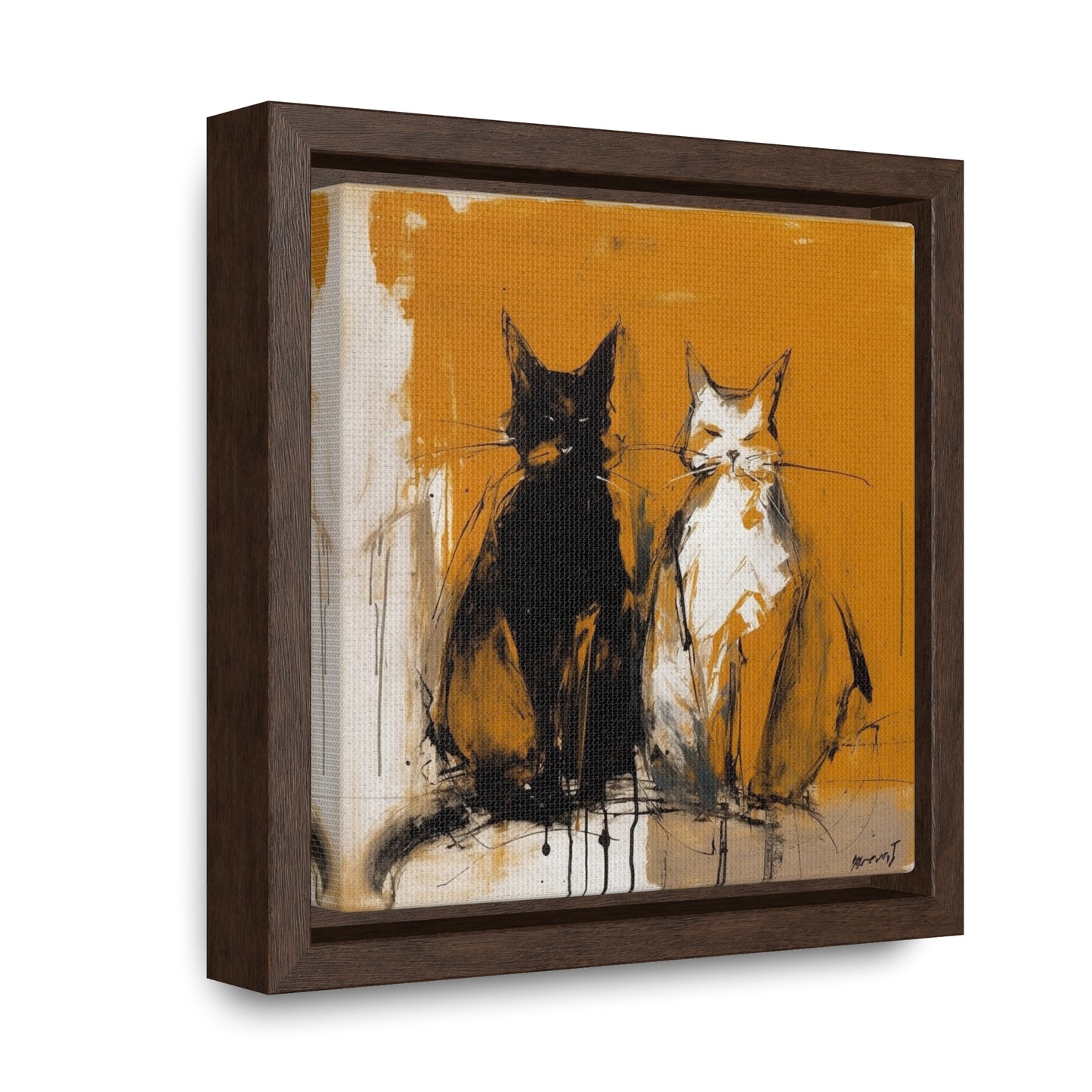 Cat 11, Gallery Canvas Wraps, Square Frame