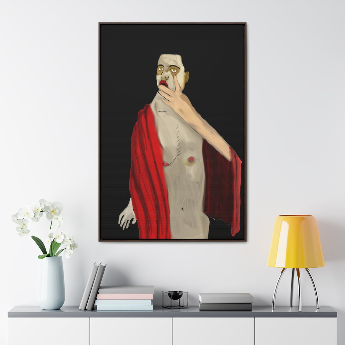 Among Tired Blinks, Original Eduard Pavel, Gallery Canvas Wraps, Vertical Frame