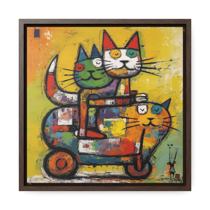 Cat 140, Gallery Canvas Wraps, Square Frame