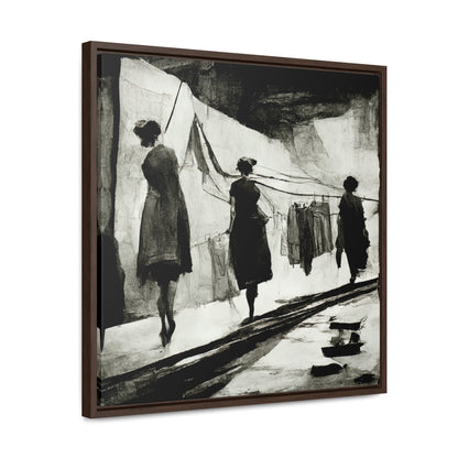 Domestic Memories 3, Valentinii, Gallery Canvas Wraps, Square Frame