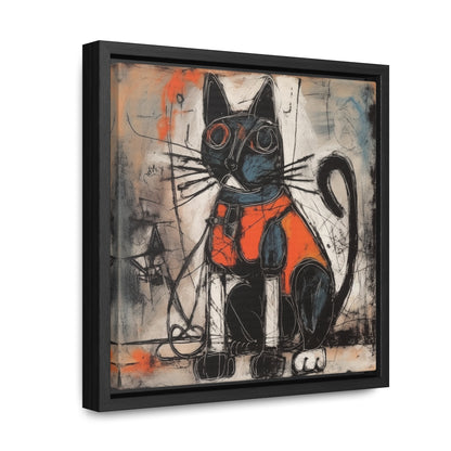 Cat 63, Gallery Canvas Wraps, Square Frame