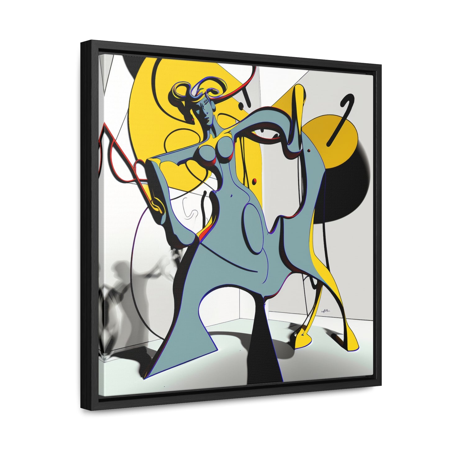 Naivia 4, Gallery Canvas Wraps, Square Frame