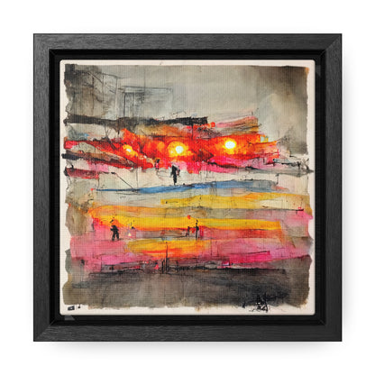 Land of the Sun 9, Valentinii, Gallery Canvas Wraps, Square Frame