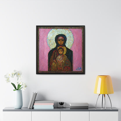 Mary and the Child 26, Valentinii, Gallery Canvas Wraps, Square Frame