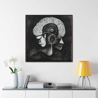 Brain 6, Valentinii, Gallery Canvas Wraps, Square Frame