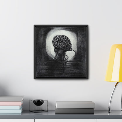 Brain 18, Valentinii, Gallery Canvas Wraps, Square Frame