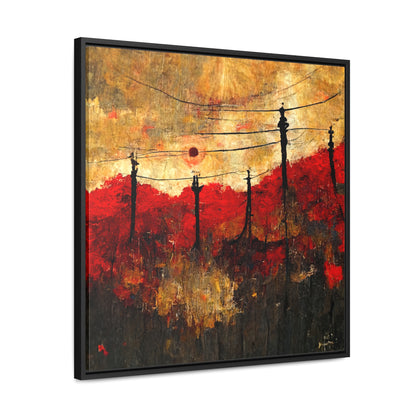 Land of the Sun 24, Valentinii, Gallery Canvas Wraps, Square Frame