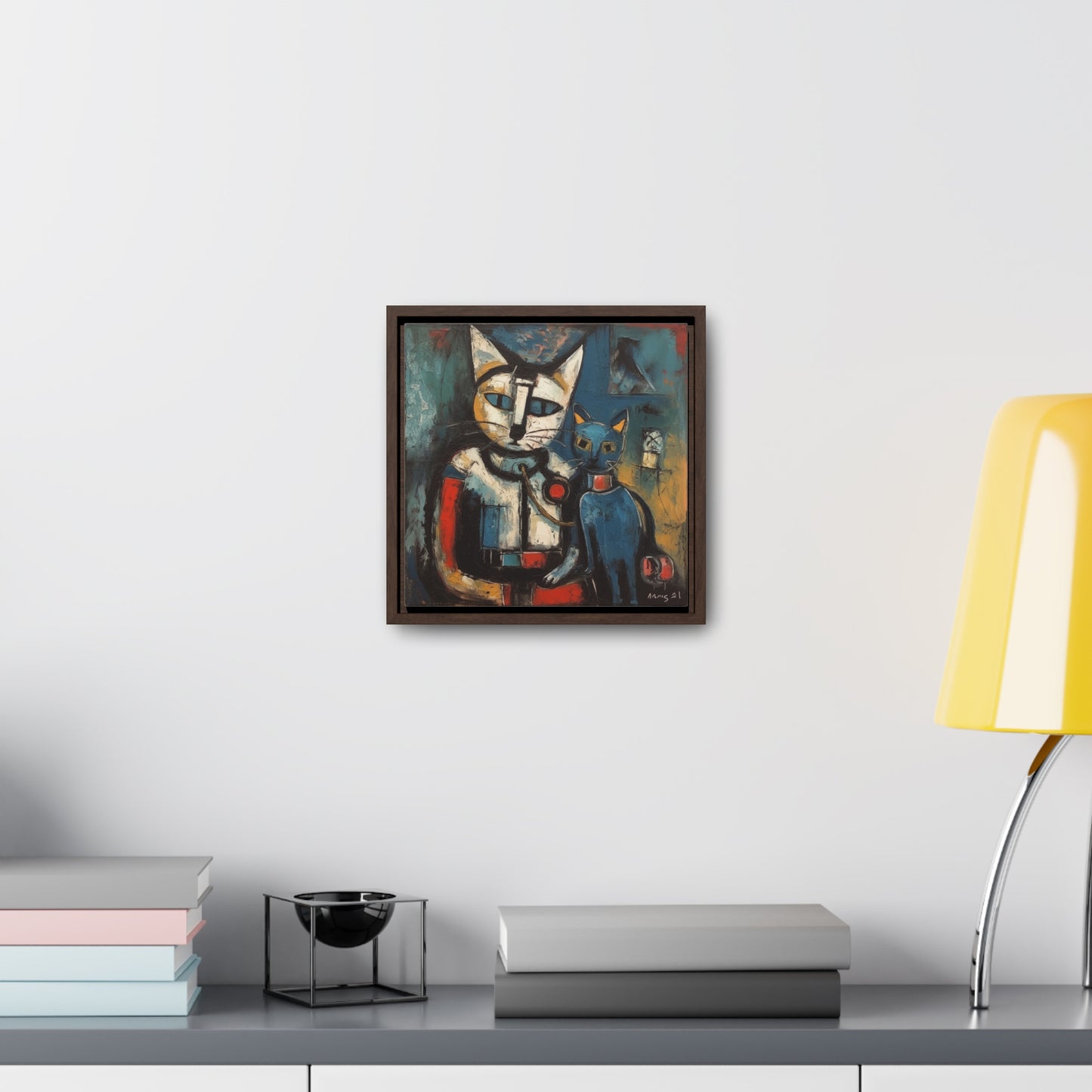 Cat 31, Gallery Canvas Wraps, Square Frame