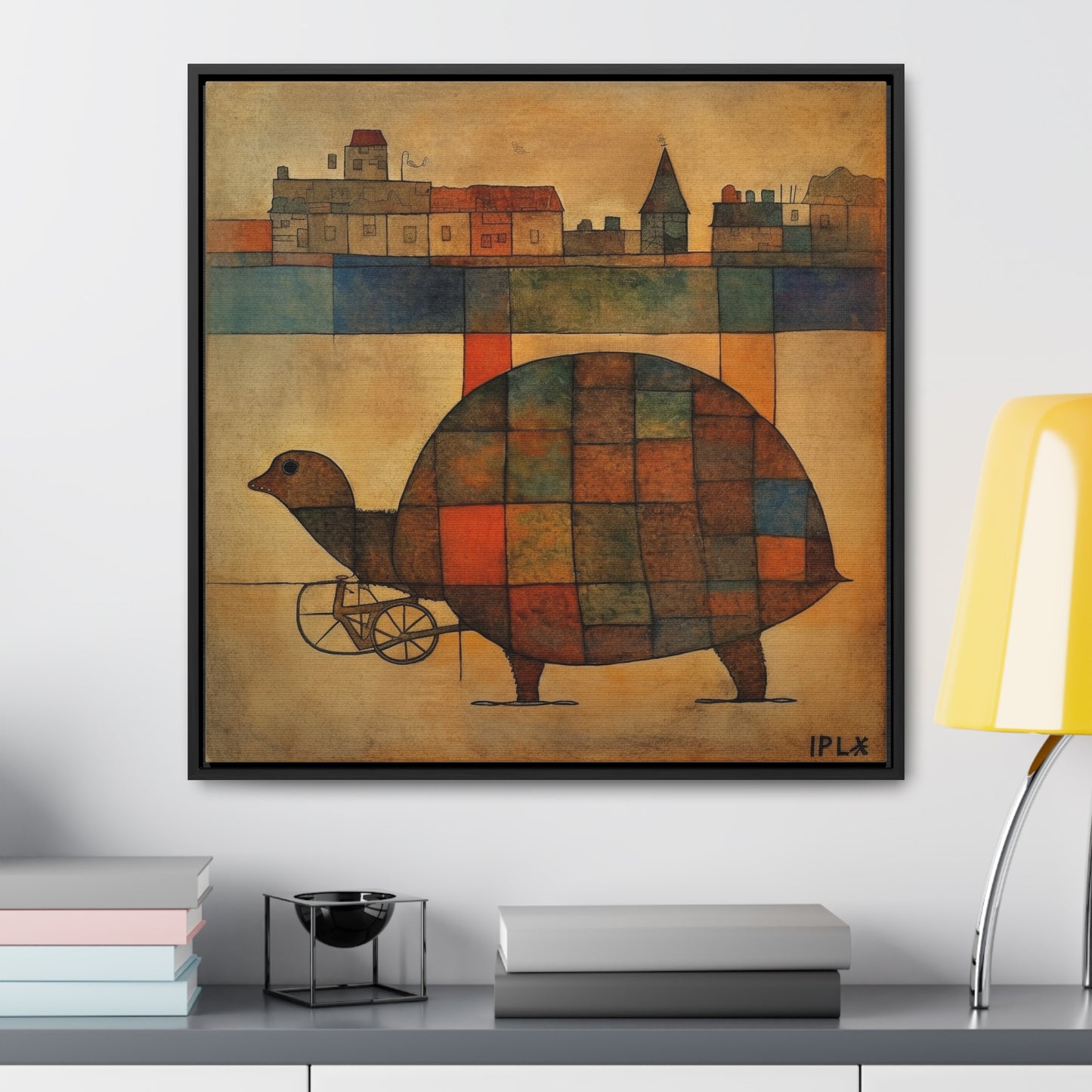 Turtle 17, Gallery Canvas Wraps, Square Frame