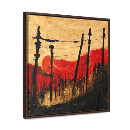 Land of the Sun 25, Valentinii, Gallery Canvas Wraps, Square Frame