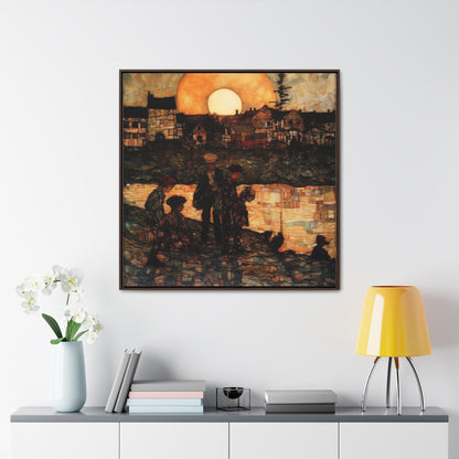 Land of the Sun 40, Valentinii, Gallery Canvas Wraps, Square Frame