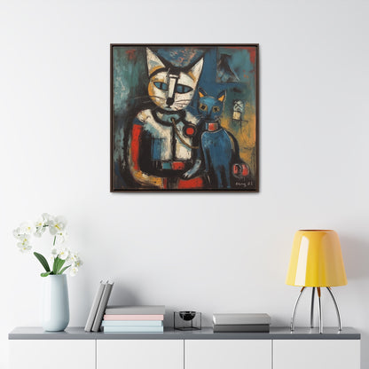 Cat 31, Gallery Canvas Wraps, Square Frame