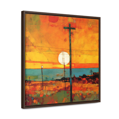 Land of the Sun 64, Valentinii, Gallery Canvas Wraps, Square Frame