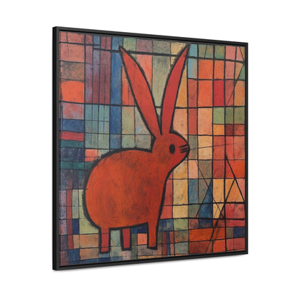 Rabbit 32, Gallery Canvas Wraps, Square Frame