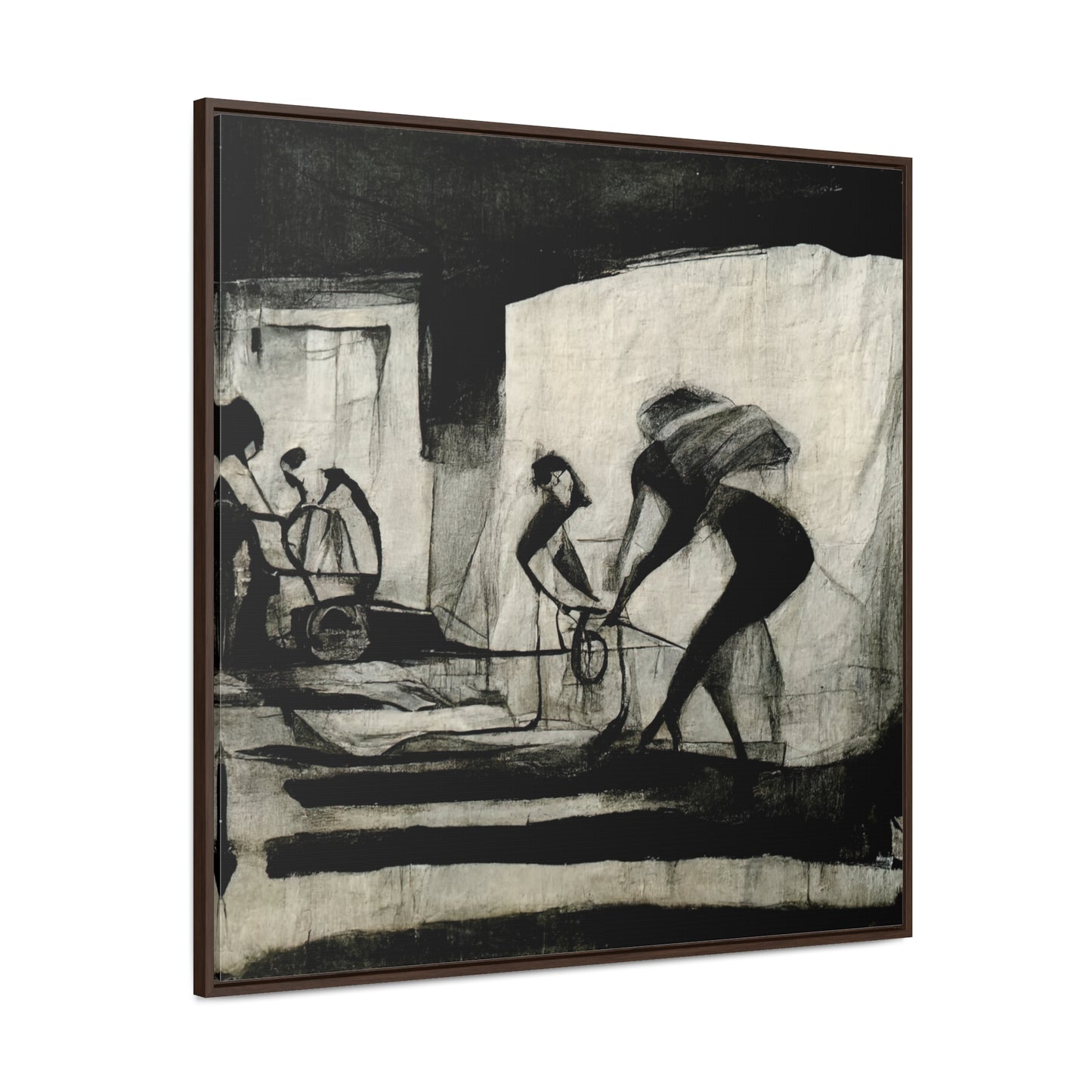 Domestic Memories 47, Valentinii, Gallery Canvas Wraps, Square Frame