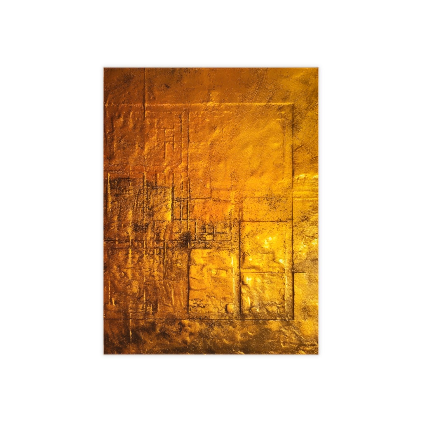 Gold 6, Ceramic Photo Tile