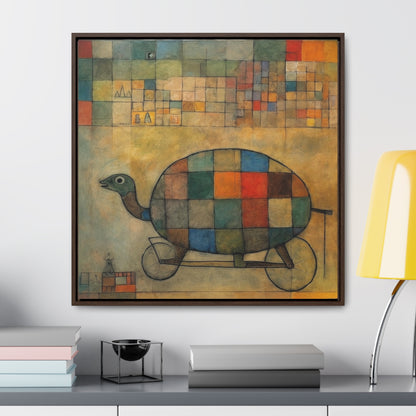 Turtle 12, Gallery Canvas Wraps, Square Frame