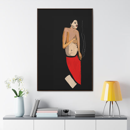 A Depressive Aladdin, Original Eduard Pavel, Gallery Canvas Wraps, Vertical Frame