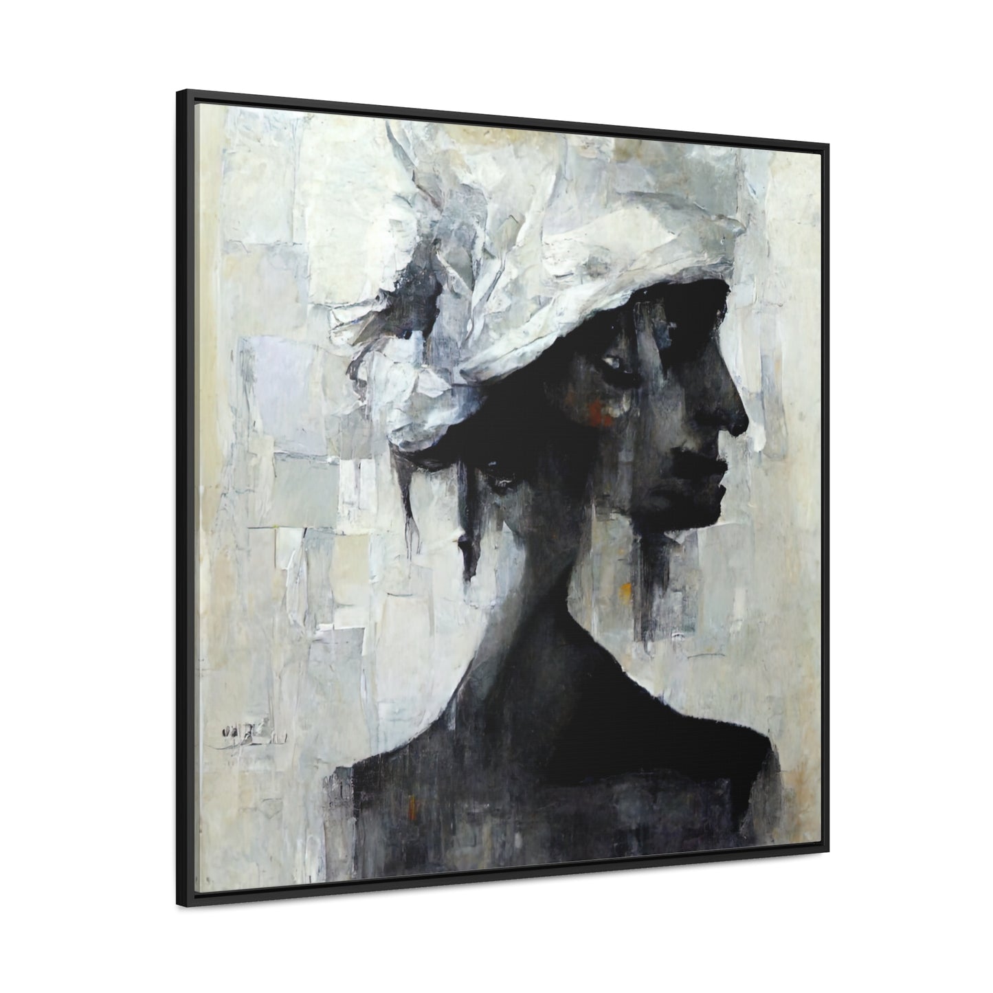 Forgotten face 4, Valentinii, Gallery Canvas Wraps, Square Frame