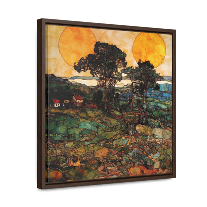 Land of the Sun 39, Valentinii, Gallery Canvas Wraps, Square Frame