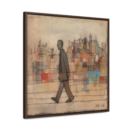 Sad Man 20, Valentinii, Gallery Canvas Wraps, Square Frame