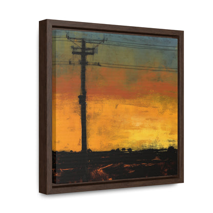 Land of the Sun 84, Valentinii, Gallery Canvas Wraps, Square Frame