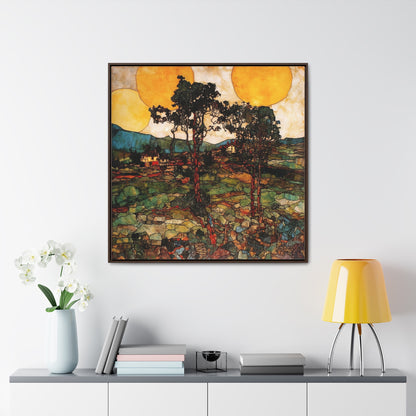 Land of the Sun 41, Valentinii, Gallery Canvas Wraps, Square Frame