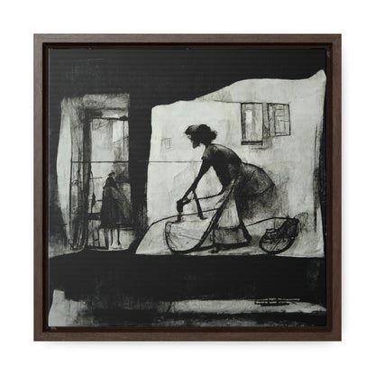 Domestic Memories 36, Valentinii, Gallery Canvas Wraps, Square Frame