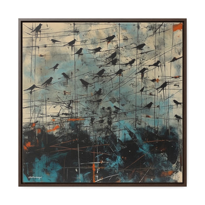 Bird 11, Gallery Canvas Wraps, Square Frame