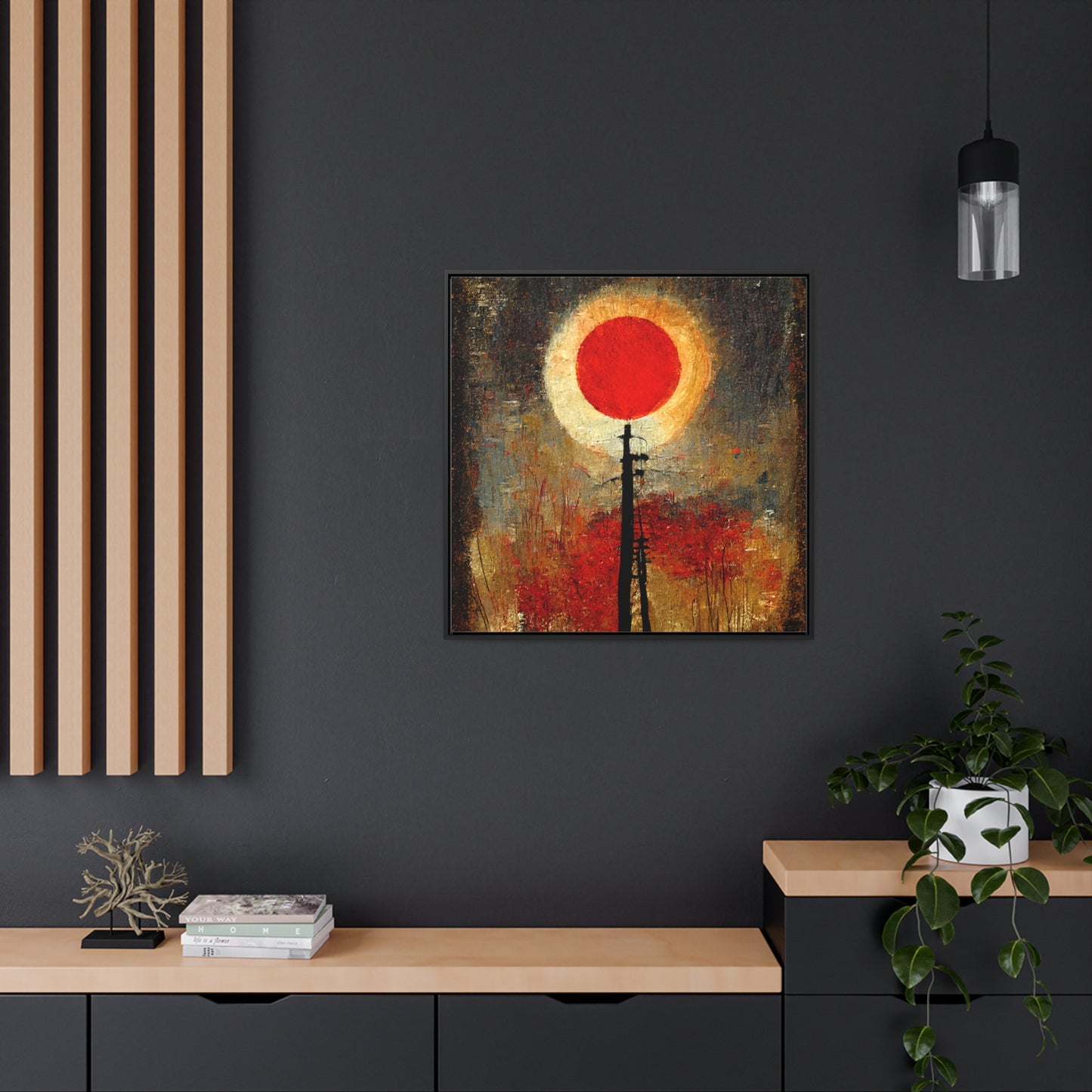 Land of the Sun 11, Valentinii, Gallery Canvas Wraps, Square Frame