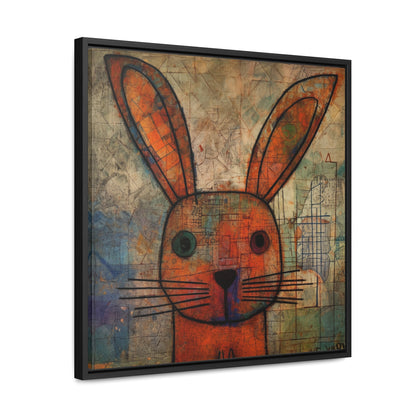 Rabbit 19, Gallery Canvas Wraps, Square Frame