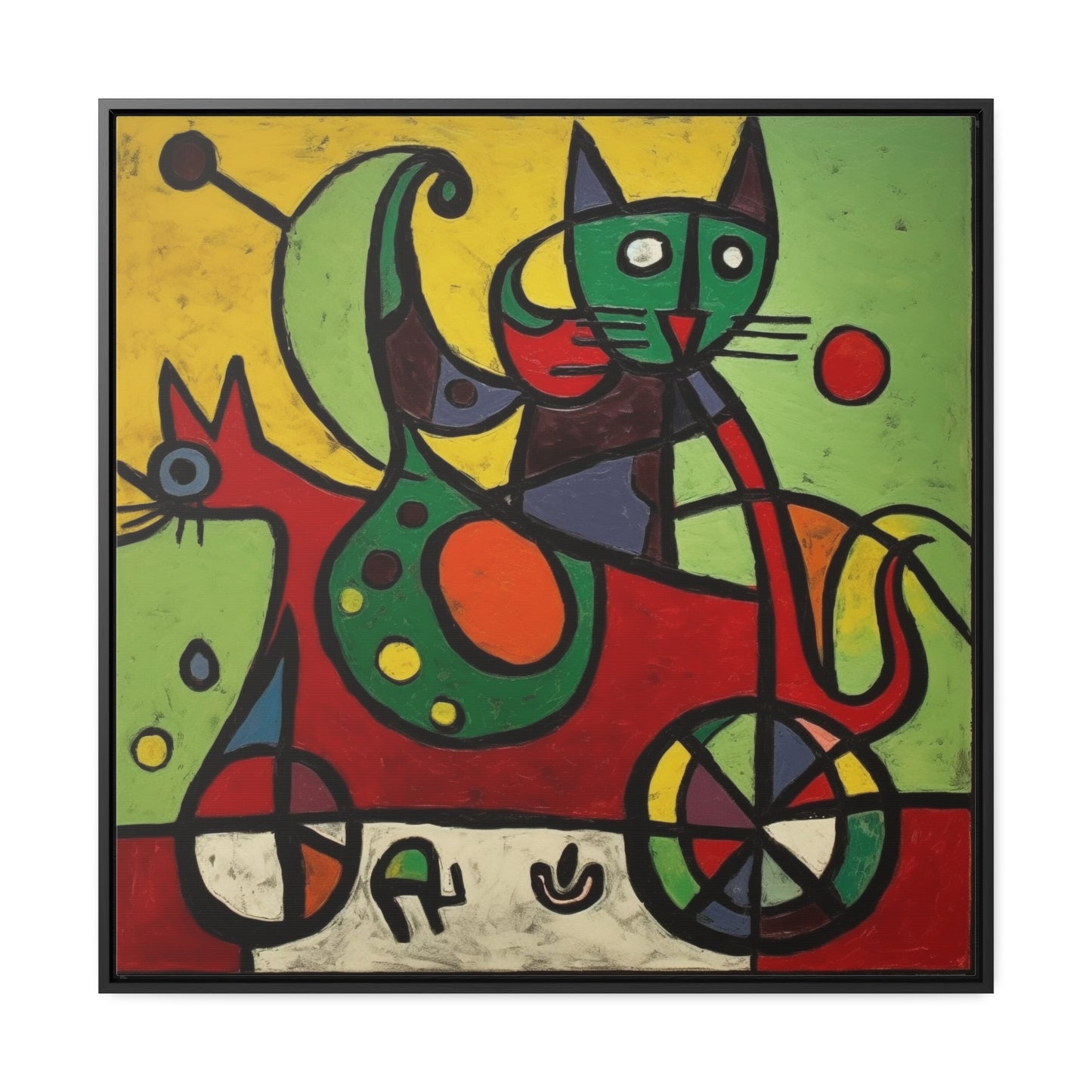 Cat 149, Gallery Canvas Wraps, Square Frame