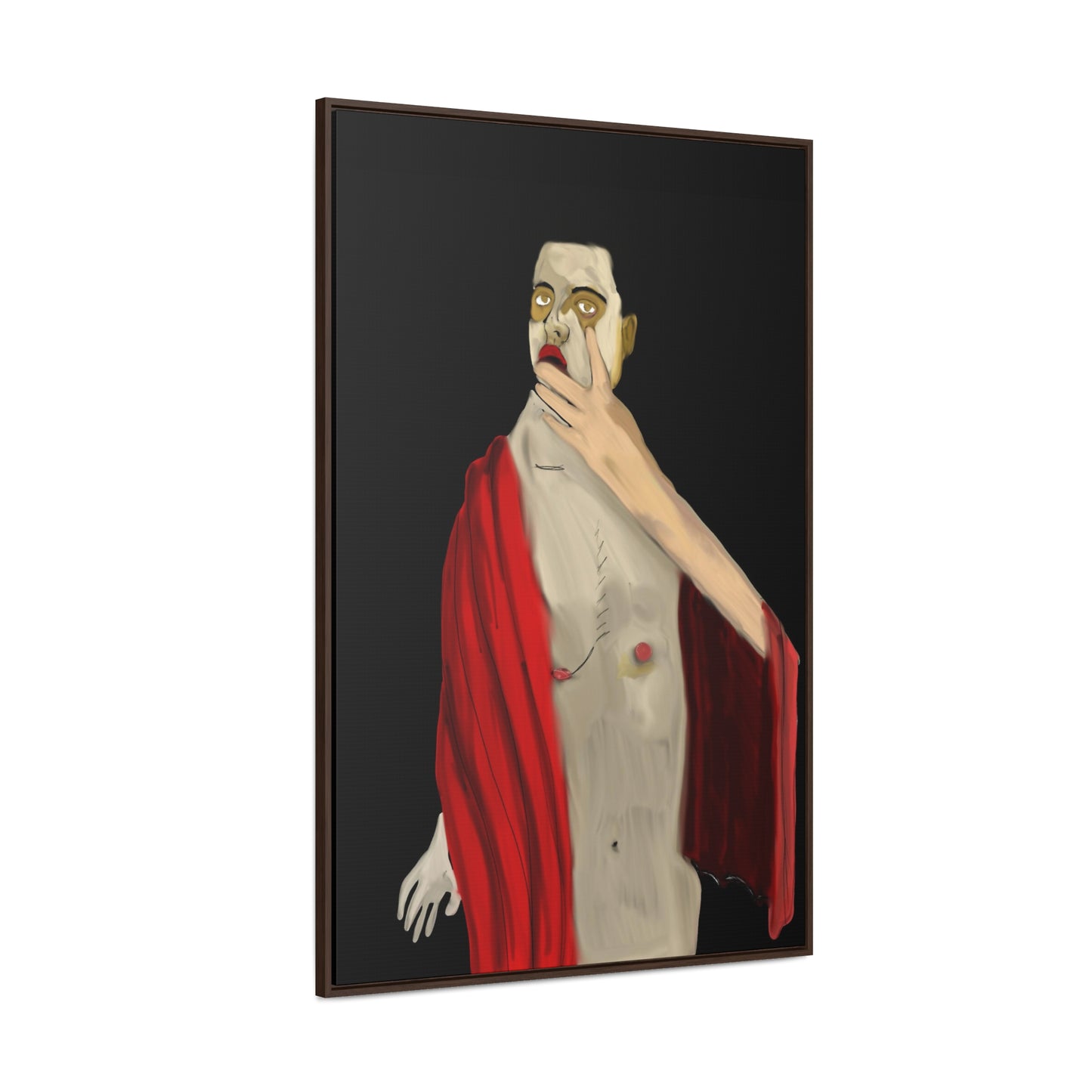 Among Tired Blinks, Original Eduard Pavel, Gallery Canvas Wraps, Vertical Frame