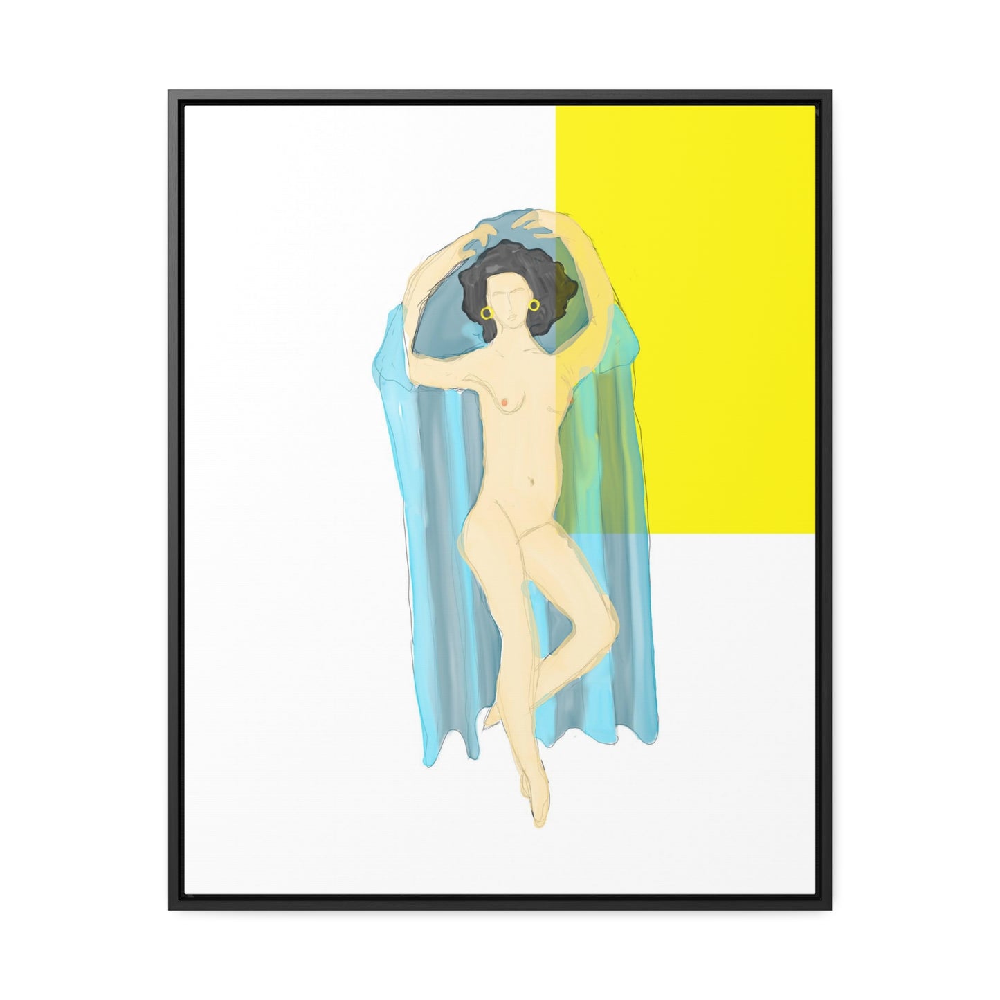 Dance in Nothingness, Original Eduard Pavel, Gallery Canvas Wraps, Vertical Frame