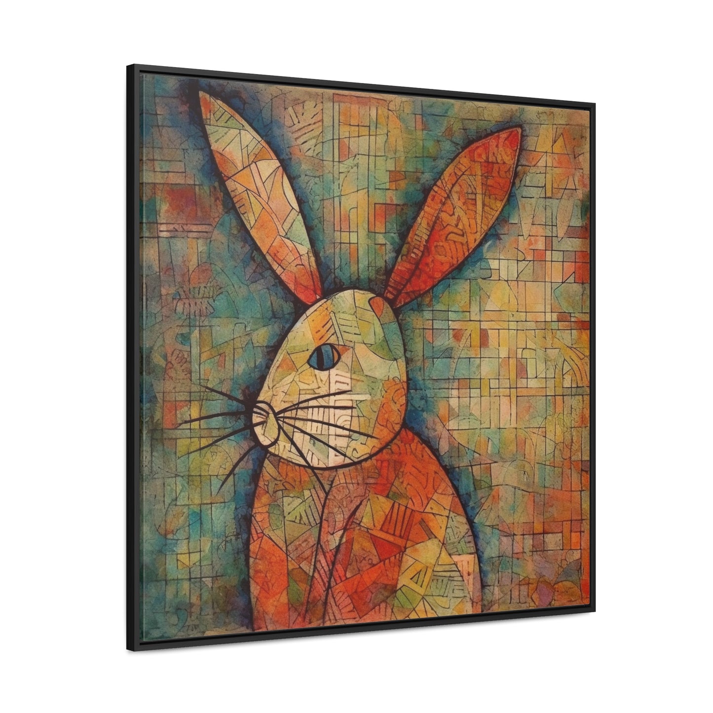 Rabbit 20, Gallery Canvas Wraps, Square Frame