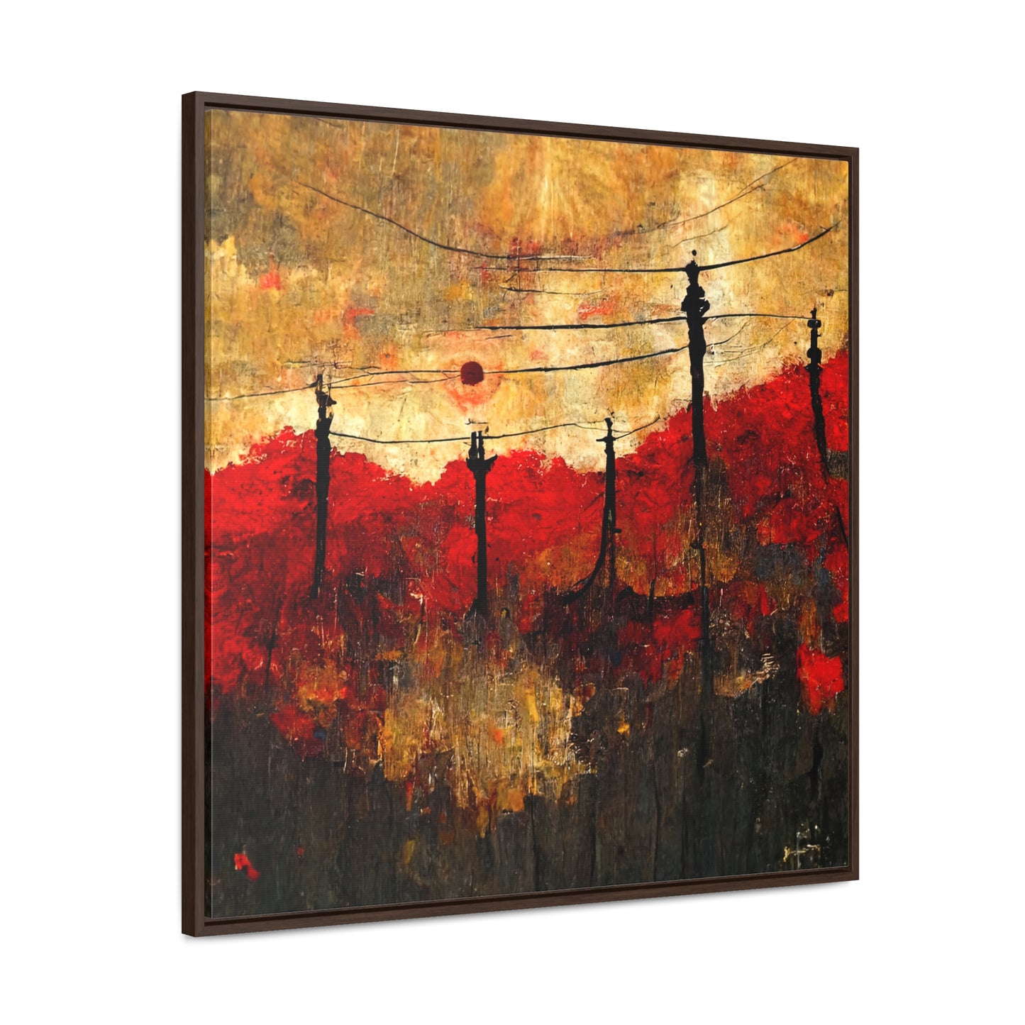 Land of the Sun 24, Valentinii, Gallery Canvas Wraps, Square Frame