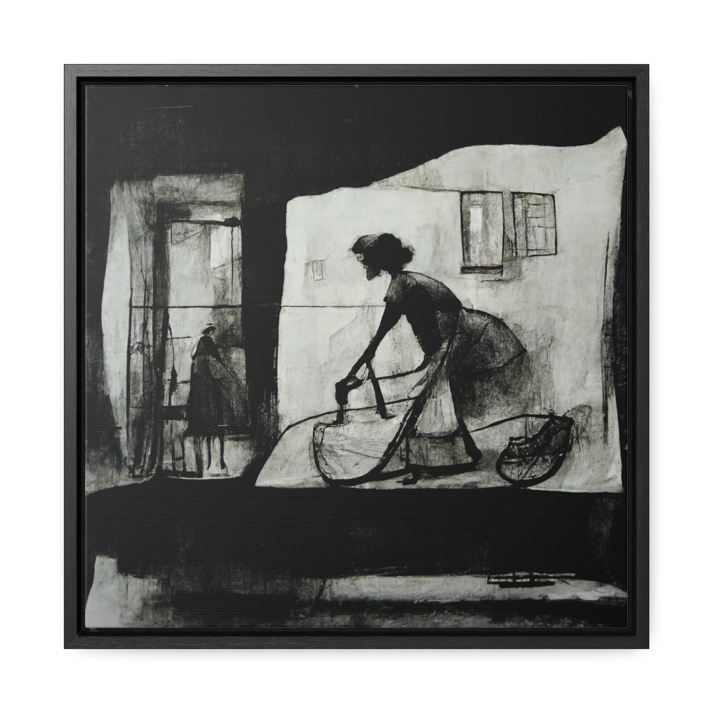 Domestic Memories 36, Valentinii, Gallery Canvas Wraps, Square Frame