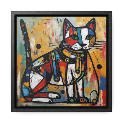 Cat 93, Gallery Canvas Wraps, Square Frame