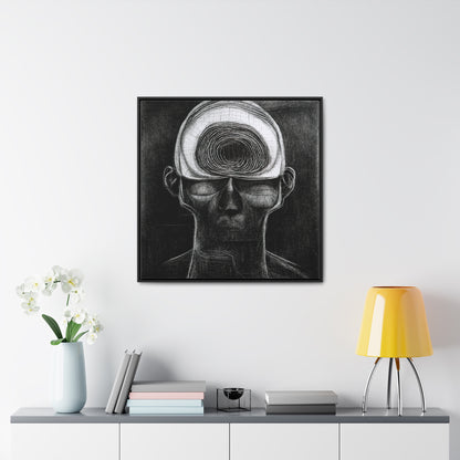 Brain 19, Valentinii, Gallery Canvas Wraps, Square Frame