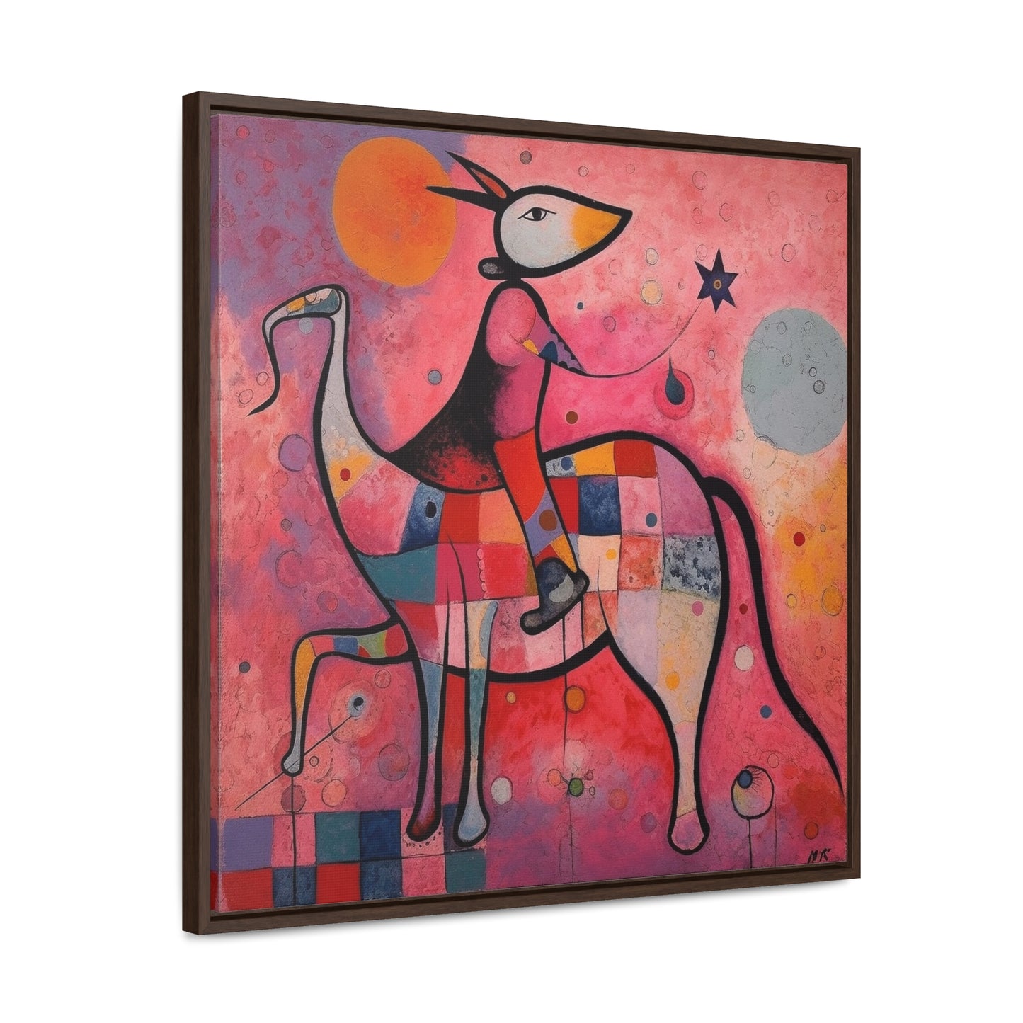 The Dreams of the Child 3, Gallery Canvas Wraps, Square Frame