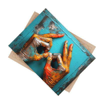 Hands 40, Ceramic Photo Tile