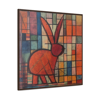 Rabbit 38, Gallery Canvas Wraps, Square Frame