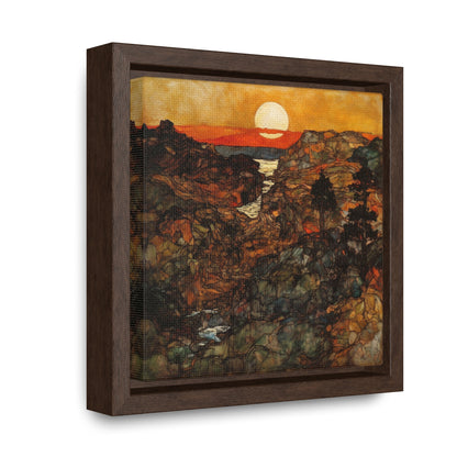 Land of the Sun 47, Valentinii, Gallery Canvas Wraps, Square Frame