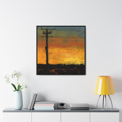 Land of the Sun 84, Valentinii, Gallery Canvas Wraps, Square Frame