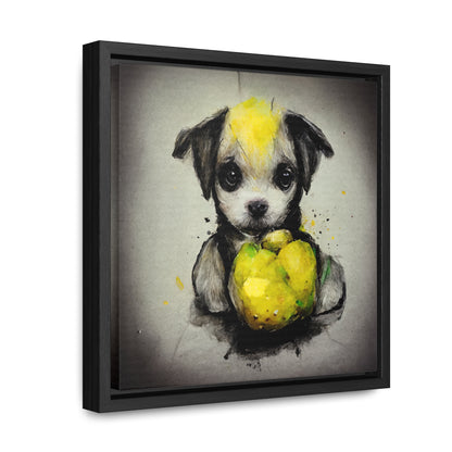 Dogs and Puppies 2, Valentinii, Gallery Canvas Wraps, Square Frame