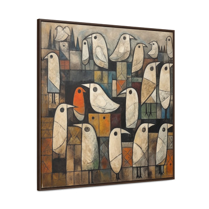 Bird 12, Gallery Canvas Wraps, Square Frame