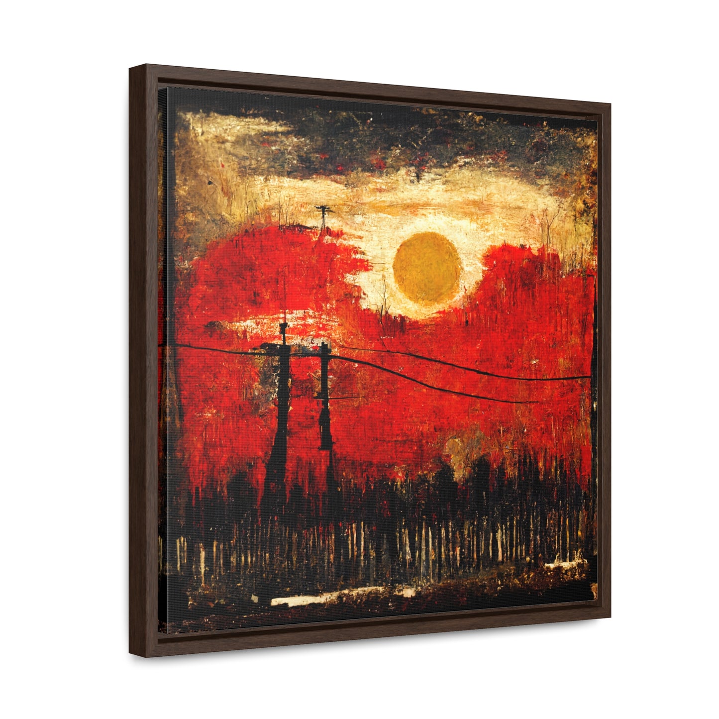 Land of the Sun 20, Valentinii, Gallery Canvas Wraps, Square Frame